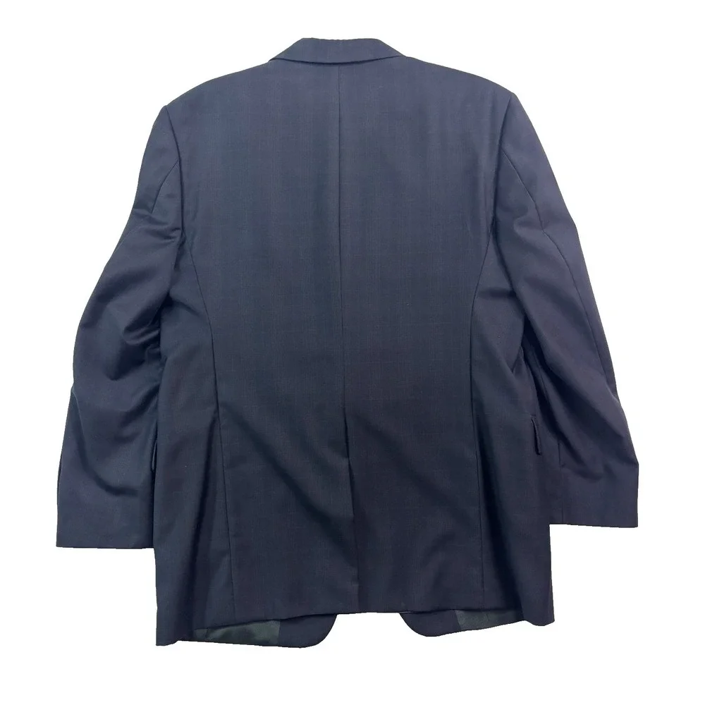 Burberry‎ London 43R Kensington Black Plaid Blazer Jacket Sport Suit Coat USA